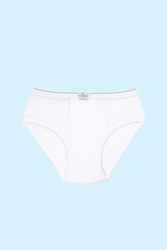 CEYLANOĞLU - CEYLANOĞLU 12' li Beyaz Ribana Erkek Beli Açık Lastikli Kilot